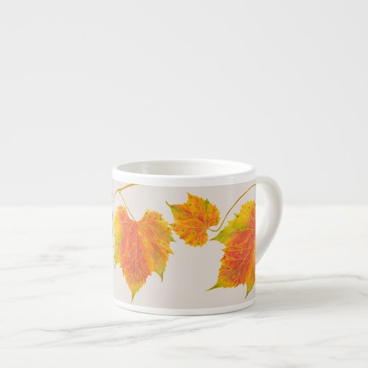 Dotty Spotty Fall sur une Mug Espresso (Devant droit)