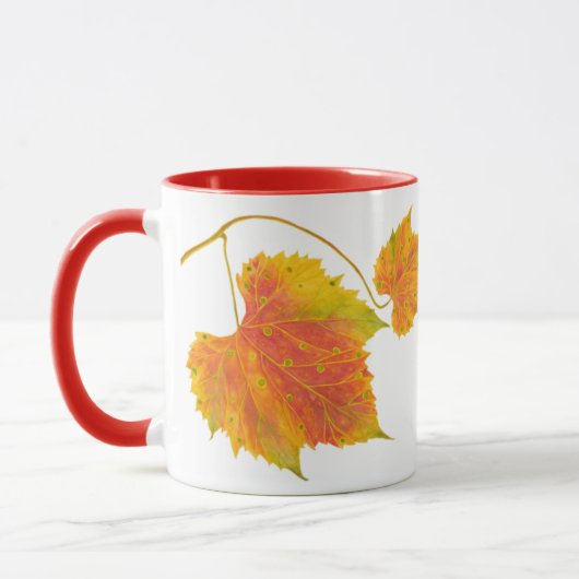 Dotty Spotty Herfst op een Combo Mok (R) (Links)