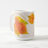 Dotty Spotty Herfst op een klassieke Mok (Voorkant links)