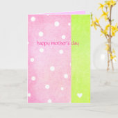 Dotty Sur Toi ! Carte de fête des mères (Fleur jaune)