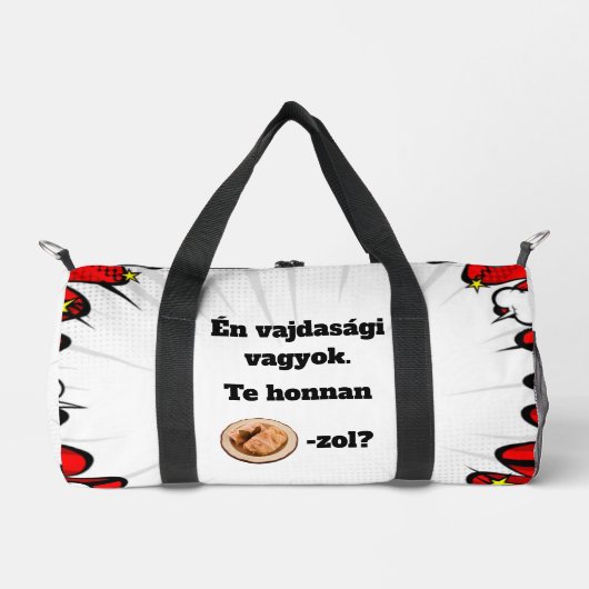 D'où venez-VOUS? sac de sport (Recto)