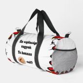 D'où venez-VOUS? sac de sport (Coin droit)
