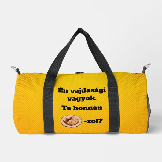 D'où venez-VOUS? sac de sport (Recto)