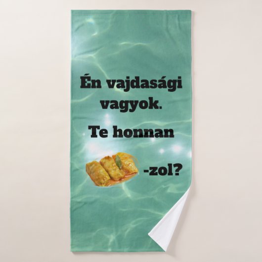 D'où venez-VOUS? serviette (Serviette de bain)