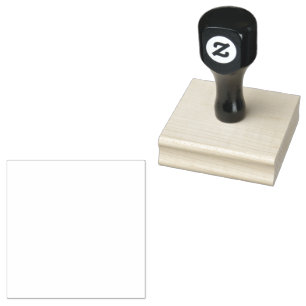Douane 2,5" x 2,5" rubberen stempel, inktkleur = N Rubberstempel