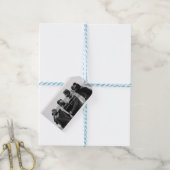 douane 3 fotoscriptfotografie bedankt u cadeaulabel (Met Touw)
