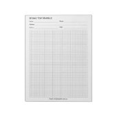 Douane 4593 notitieblok (Gedraaid)