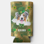 Douane Australian Shepherd Gold St. Patricks Day (Achterkant)