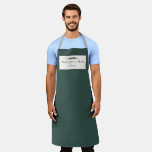 Douane Bakery Name Army Green Chef of Staff Apron Schort