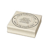 Douane Bedrijfs Stempel van Rubber (Stempel)