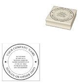 Douane Bedrijfs Stempel van Rubber (Gestempeld)