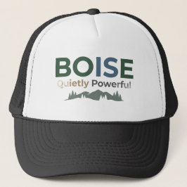 Douane Boise Leather Patch Trucker Hoed Pet