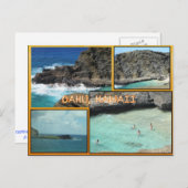 DOUANE BRIEFKAARTEN - HAWAII COLLAGE# 17 (Voorkant / Achterkant)