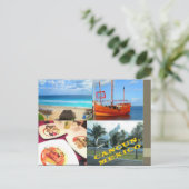 DOUANE BRIEFKAARTEN - KANKUN COLLAGE 1 (Staand voorkant)