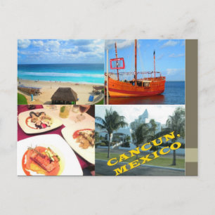 DOUANE BRIEFKAARTEN - KANKUN COLLAGE 1