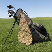 Douane camouflage golfbal handdoek (Groen)