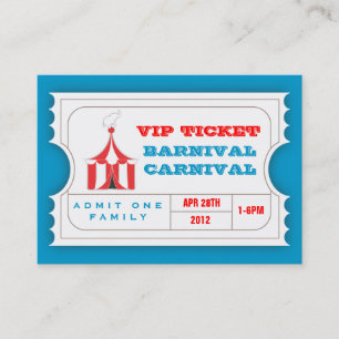 DOUANE Carnival Admission Ticket BLUE