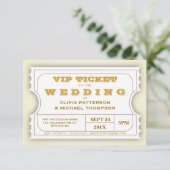 DOUANE Carnival Admission Ticket for Wedding Kaart (Staand voorkant)