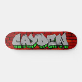 DOUANE CAYDEN GRAFFITI SKATEBOARD (Horizontaal)