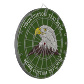 Douane dartbord met Amerikaans adelaar vogel logo (Voorkant Links)