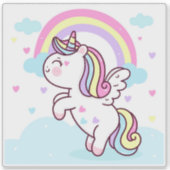 DOUANE DOUANE VINYL STICKER: UNICORN STICKER (Voorkant)