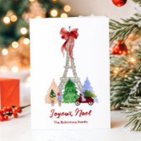 Douane Eiffeltoren Kerstvakantie Foto op Maat