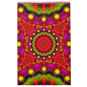 Douane Gedrukte Kalender 2014 Psychedelische