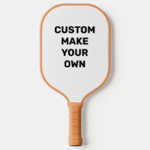 Douane gepersonaliseerde PICKLEBALL PADDLE Blanco