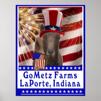 DOUANE GOMETZ-BOERDERIJEN PATRIOTISCH POSTER