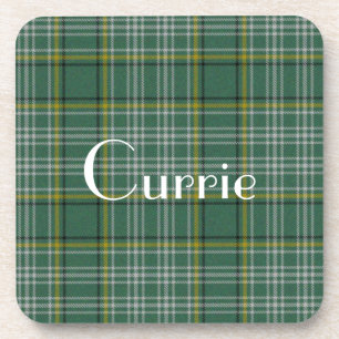 Douane Groen Clan Currie Plaid Onderzetter