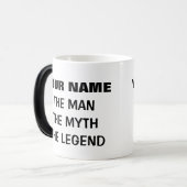 Douane het man de mythe de legende 11oz mok van de (Voorkant links)
