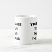 Douane het man de mythe de legende 11oz mok van de (Center)