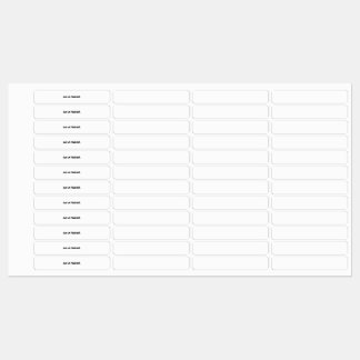 DOUANE IJZER OP ETIKETTERS LABELS