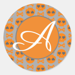 DOUANE INITIAAL HALLOWEEN STICKER