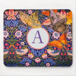DOUANE-INITIAAL-MORRIS EN -BUTTERFLIES MOUSEPAD MUISMAT