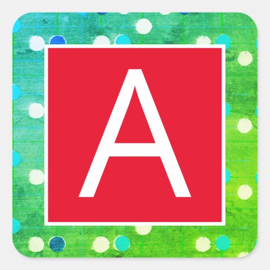 DOUANE INITIAAL STICKER VOOR ENVELOPE OF CHRISTMAS (Voorkant)