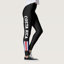 douane-leggings Costa Rica-vlag Leggings