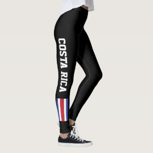 douane-leggings Costa Rica-vlag Leggings