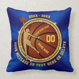 Douane meisjes senior nacht cadeaus voor basketbal kussen
