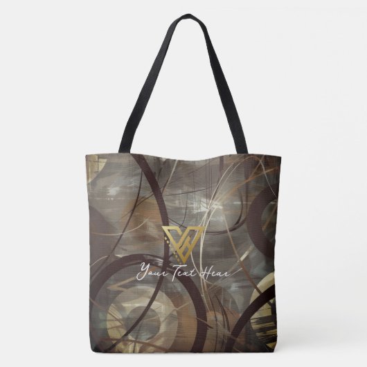 Douane: Moderne Artisan Canvas tas (Achterkant)