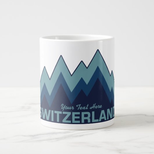 Douane-mokken ZWITSERLAND Jumbo Mok (Voorkant)
