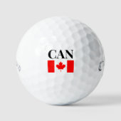 Douane-monogram Canadese vlag Callaway superson Golfballen (Voorkant)