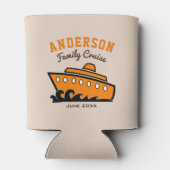 Douane - Naam Familie Cruise Vacking Blikjeskoeler (Achterkant)