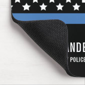 Douane Politieagent Afdeling Dunne Blauwe Lijn Muismat (Hoek)