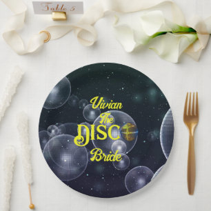 Douane Retro Disco Bachelorette Party Disco Bride Papieren Bordje