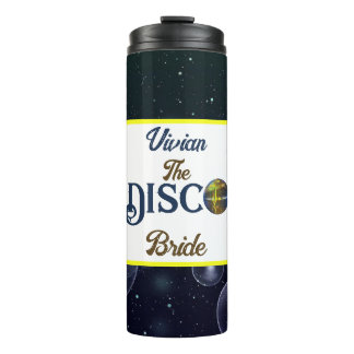 Douane Retro Disco Bachelorette Party Disco Bride Thermosbeker