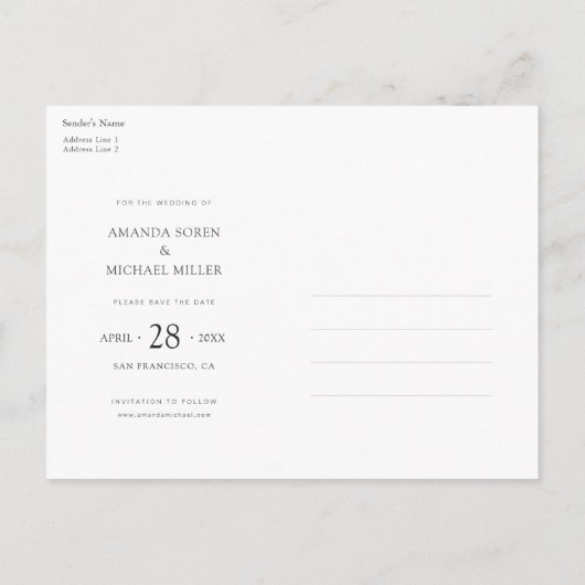 Douane sparen de Sjabloon van het Briefkaart van d (Achterkant)