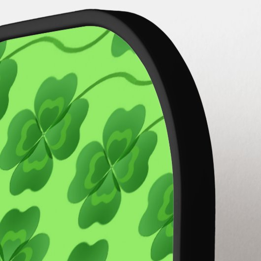 Douane St Patrick's Day Shamrock Green Clover Pickleball Paddle (Links Detail)