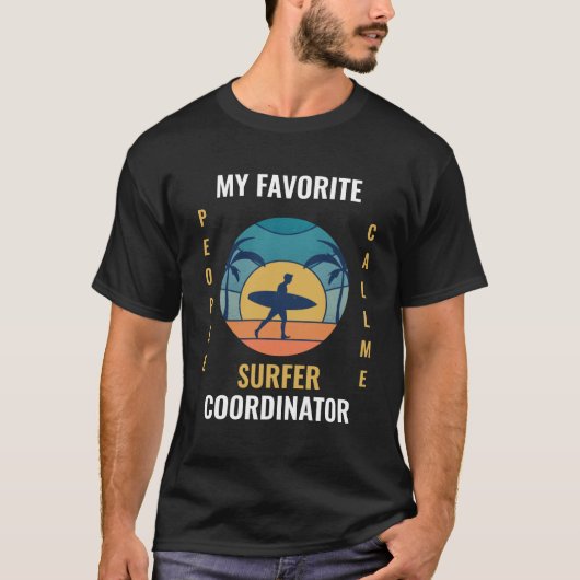 Douane-surfercoördinator T-shirt (Voorkant)