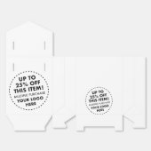 Douane tent favor dozen dozen 25% korting bulk aan bedankdoosjes (Ongevouwen)